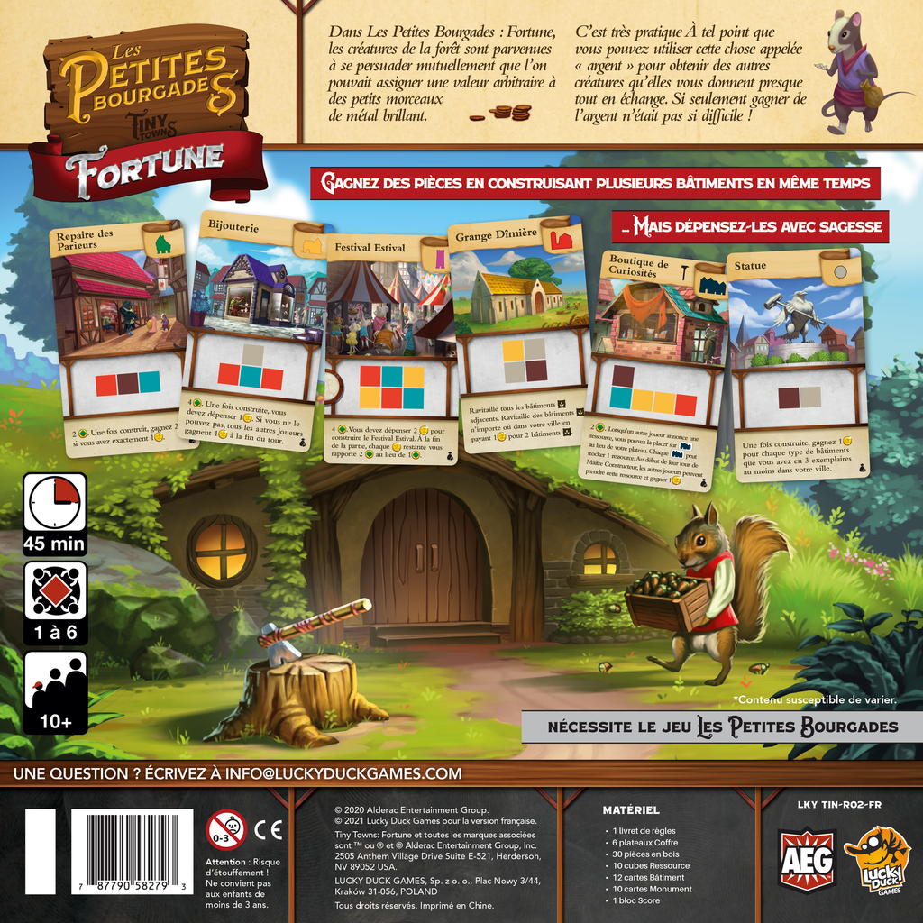 Les petites bourgades  - extension Fortune
