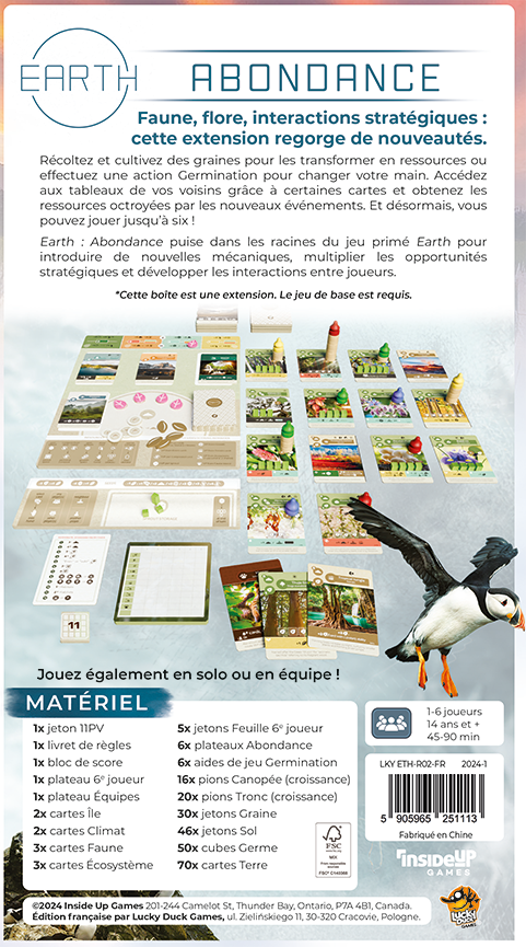 Earth : Ext. Abondance Back - FR