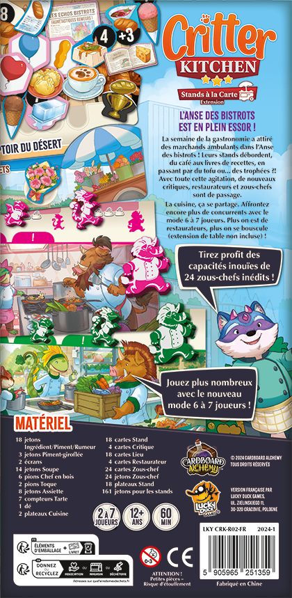 Critter Kitchen ext. A la Cart Back - FR