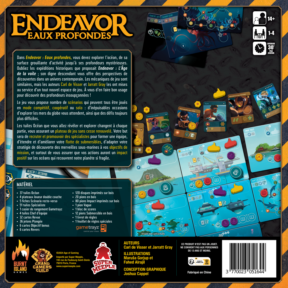 Endeavor : Eaux Profondes - FR