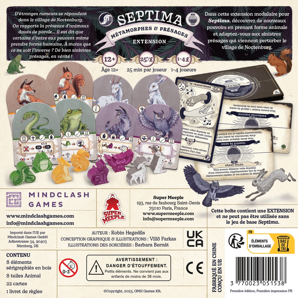 Septima - Ext. Métamorphes &amp; Présages  - FR