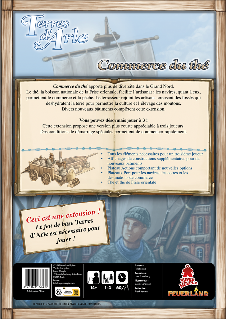 Terres d'Arle - Ext. Commerce du thé - FR
