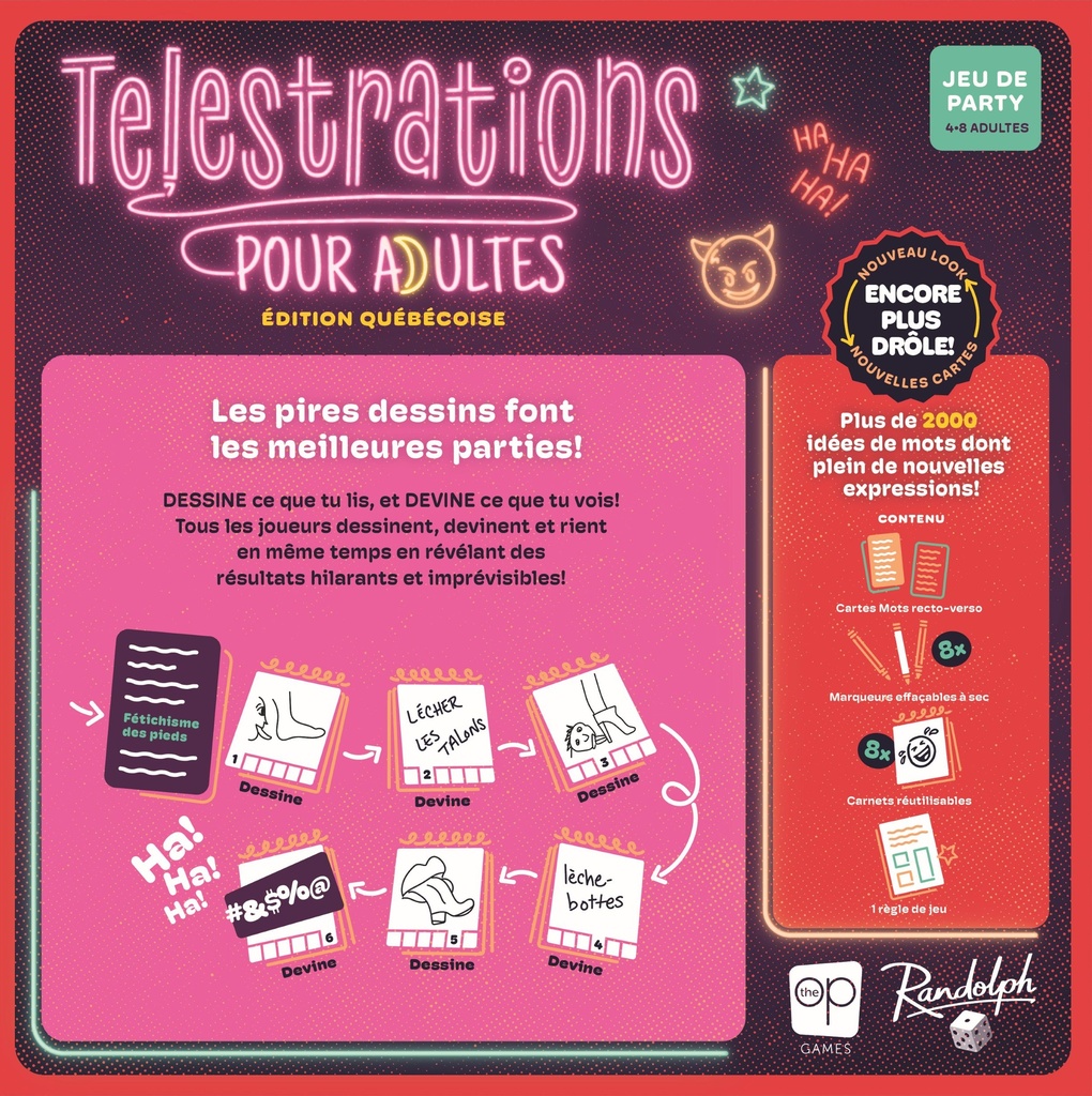 Telestrations pour Adultes : Éd. Québécoise - FR