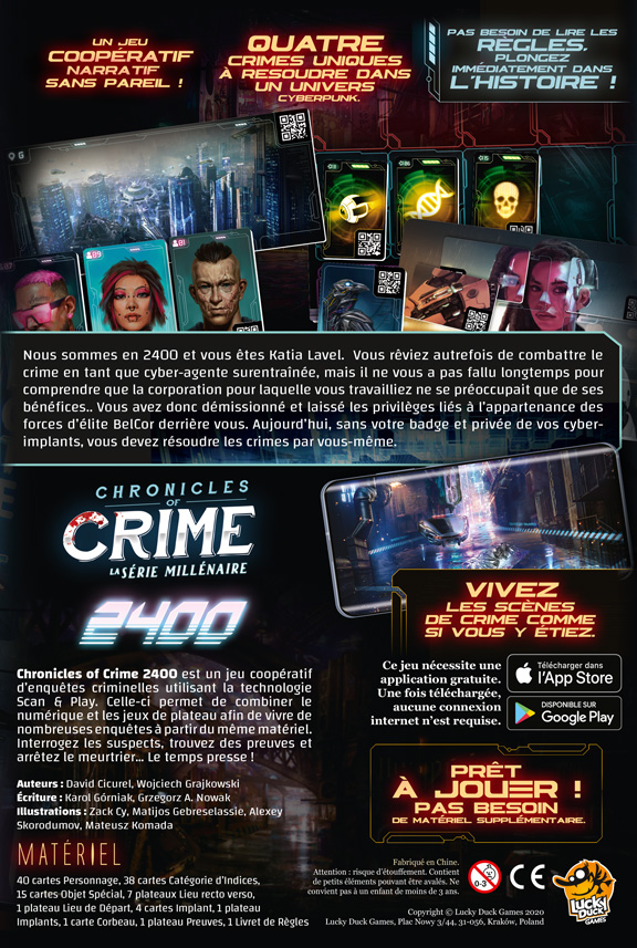 Chronicles of Crime : 2400 - FR