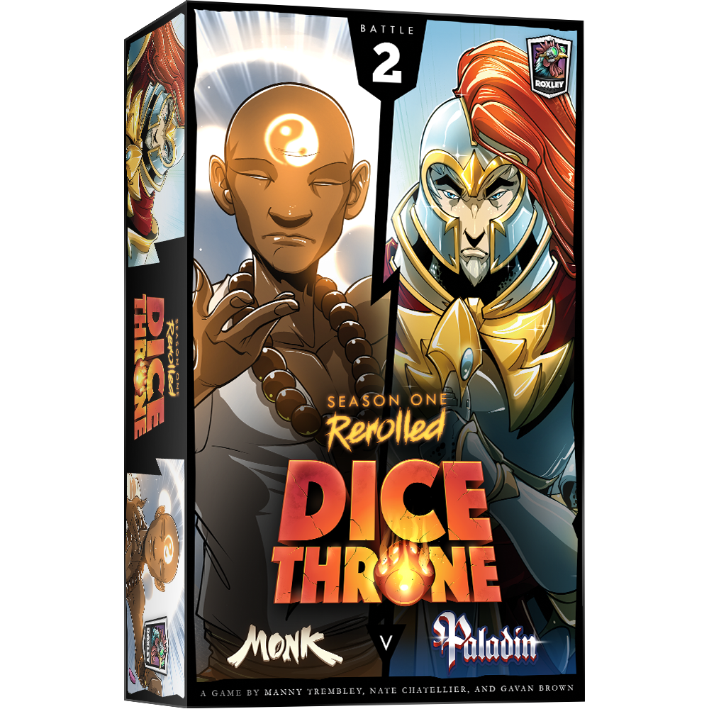 Dice Throne Sais.1 : Moine vs. Paladin - FR