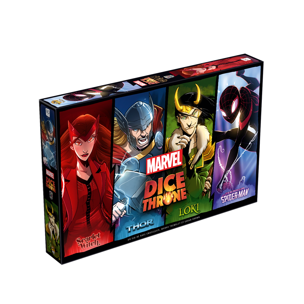 Marvel Dice Throne : Scarlet Witch vs. Thor vs. Loki vs. Spider-Man - FR