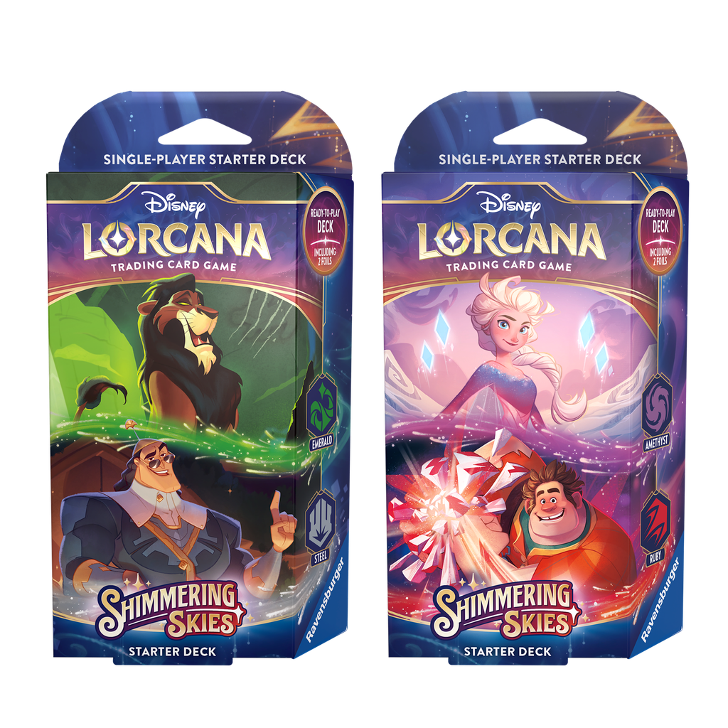 Disney Lorcana : Set 5 - Shimmering Skies - Starter Deck Assortment (x8) - EN