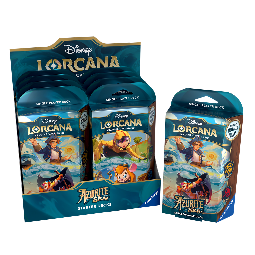 Disney Lorcana : Set 6 - Azurite Sea - Starter Deck Display (x8) - EN