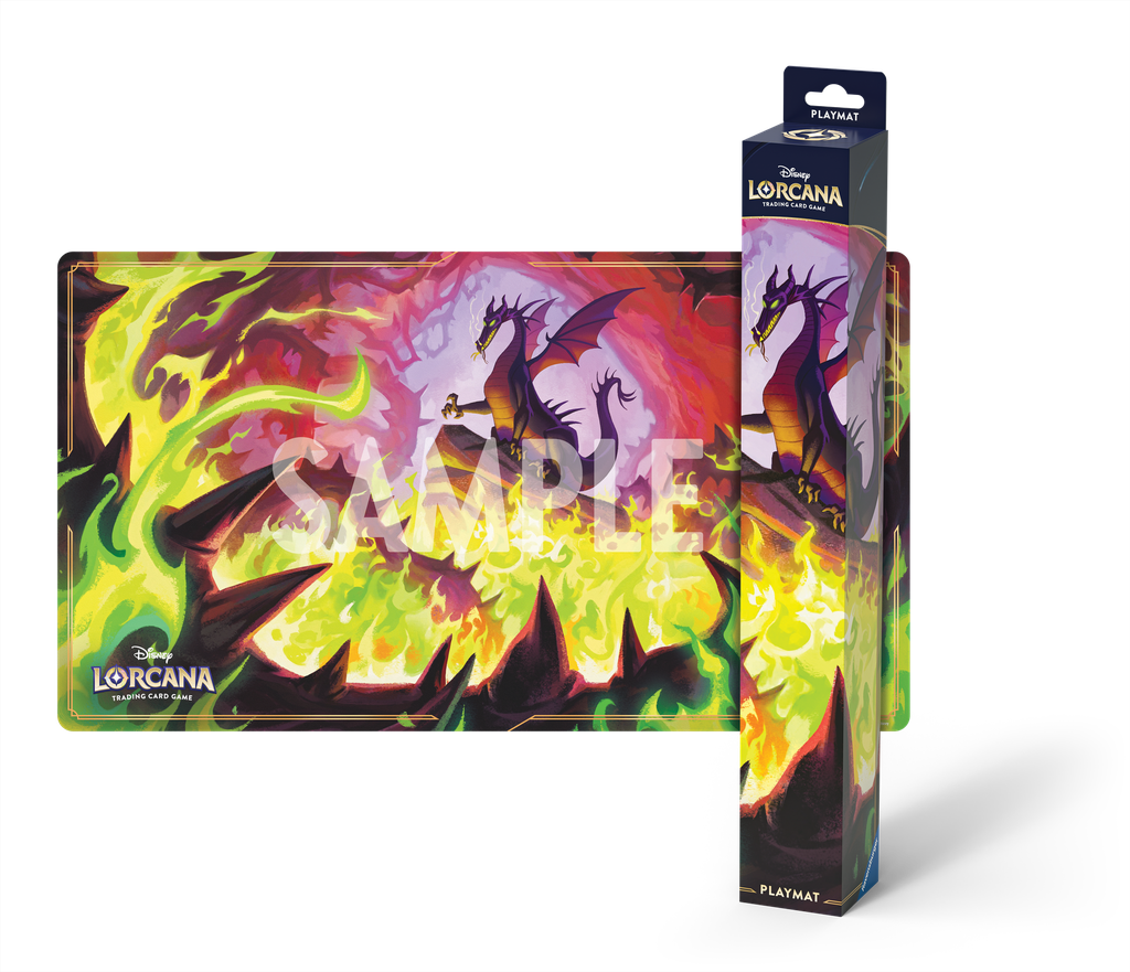 Disney Lorcana : Set 11 - Neoprene Mat A (Dragon Fire) - MLV