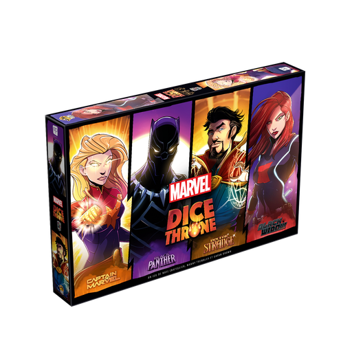 [LKY MDT-R02-FR] Marvel Dice Throne : Black Widow vs. Doctor Strange vs. Captain Marvel vs. Black Panther - FR