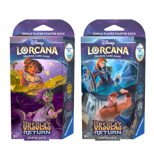 [11098331] Disney Lorcana : Set 4 - Ursula's Return - Starter Deck Assortment (x8) - EN