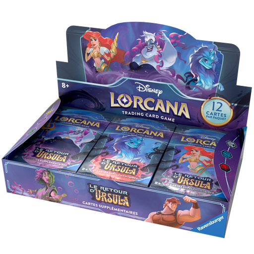 [11098344] Disney Lorcana : Set 4 - Le Retour d'Ursula - Booster Pack - Display (x24) - FR