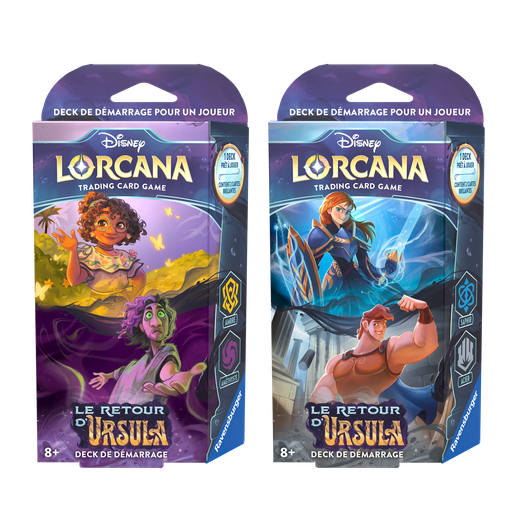 [11098329] Disney Lorcana : Set 4 - Le Retour d'Ursula - Starter Deck Display (x8) - FR