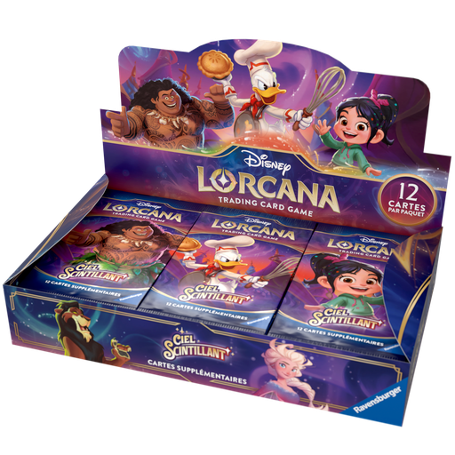 [11098457] Disney Lorcana : Set 5 - Ciel Scintillant - Booster Pack - Display (x24) - FR
