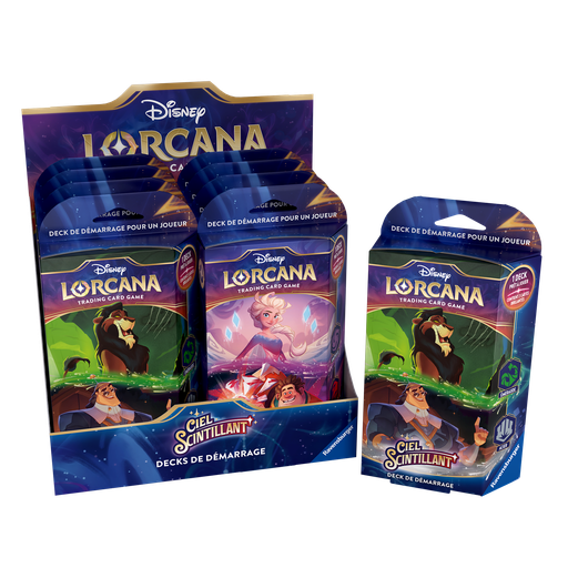 [11098450] Disney Lorcana : Set 5 - Ciel Scintillant - Starter Deck Display (x8) - FR
