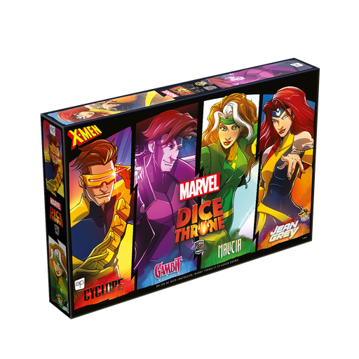 [LKY MDT-R04-FR(935407.006)] Marvel Dice Throne - X-Men : Cyclops vs. Gambit vs. Rogue vs. Jean Grey - FR