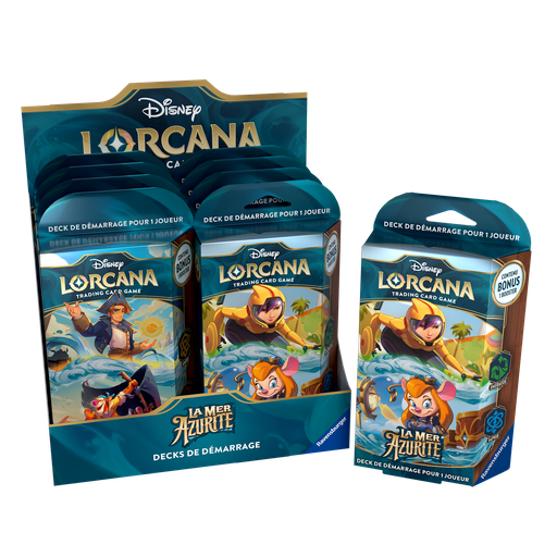 [11098461] Disney Lorcana : Set 6 - La Mer d'Azurite - Starter Deck Display (x8) - FR