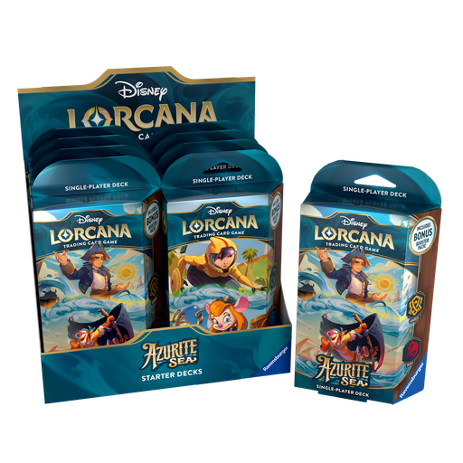 [11098459] Disney Lorcana : Set 6 - Azurite Sea - Starter Deck Display (x8) - EN