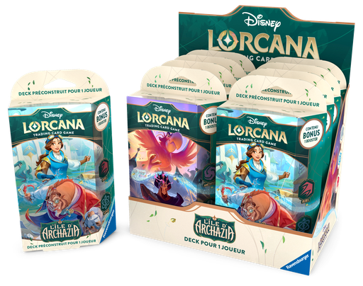 [11098547] Disney Lorcana : Set 7 - L'ile d'Archazia - Starter Deck Display (x8) - FR