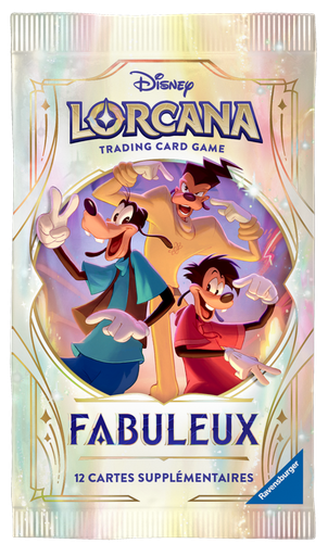 [11098612] Disney Lorcana : Set 9 - Fabuleux - Booster Pack Sleeved - FR