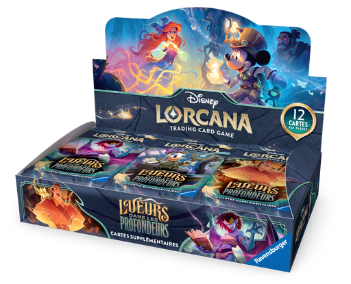 [11098814] Disney Lorcana : Set 10 - Lueurs dans les Profondeurs  - Booster Pack - Display (x24) - FR