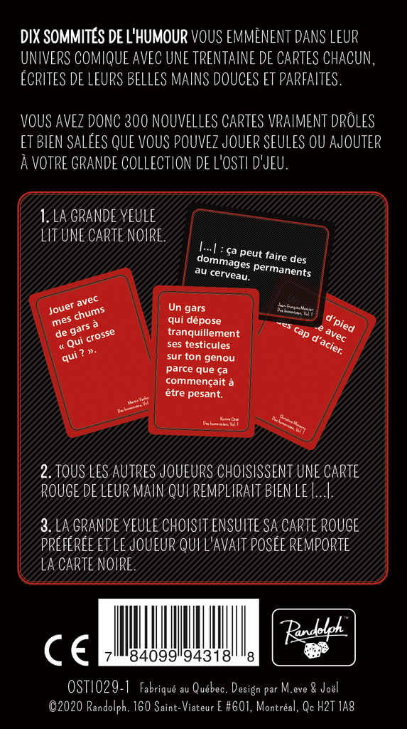 L'osti d'jeu des humoristes