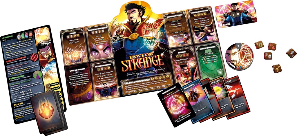 Marvel Dice Throne - Black Widow vs Doctor Strange vs Captain Marvel vs Black Panther - FR