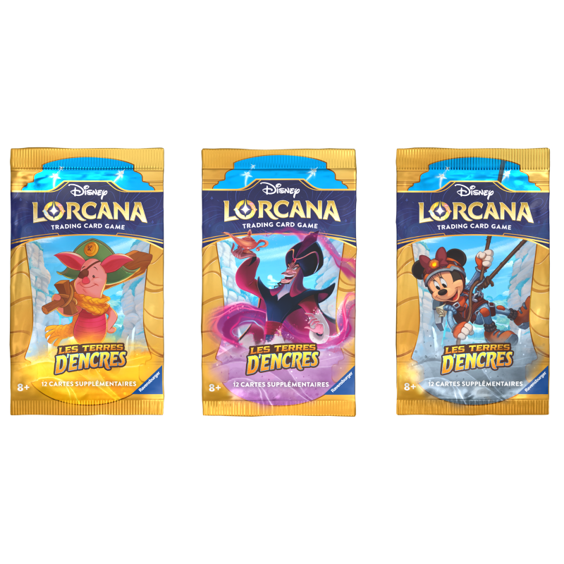 Disney Lorcana : Set 3 - Les Terres d'Encre - Booster Pack - Display (x24) - FR