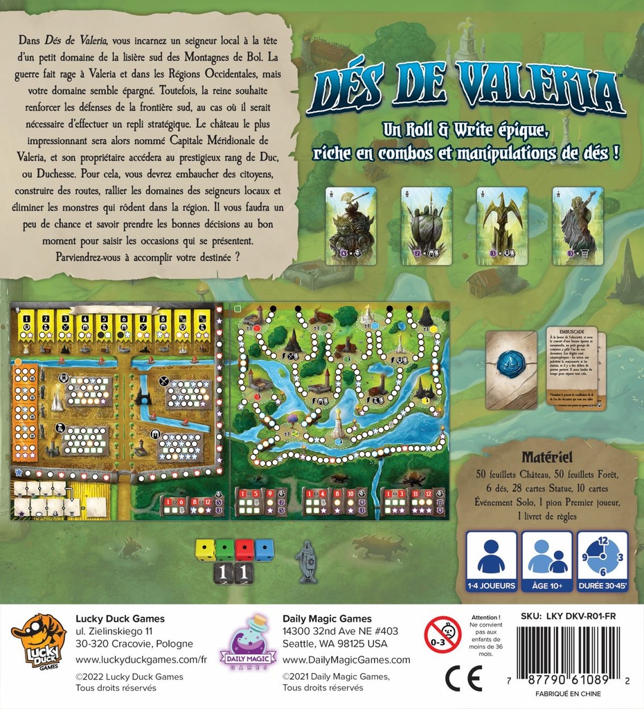 Dés de Valeria - FR