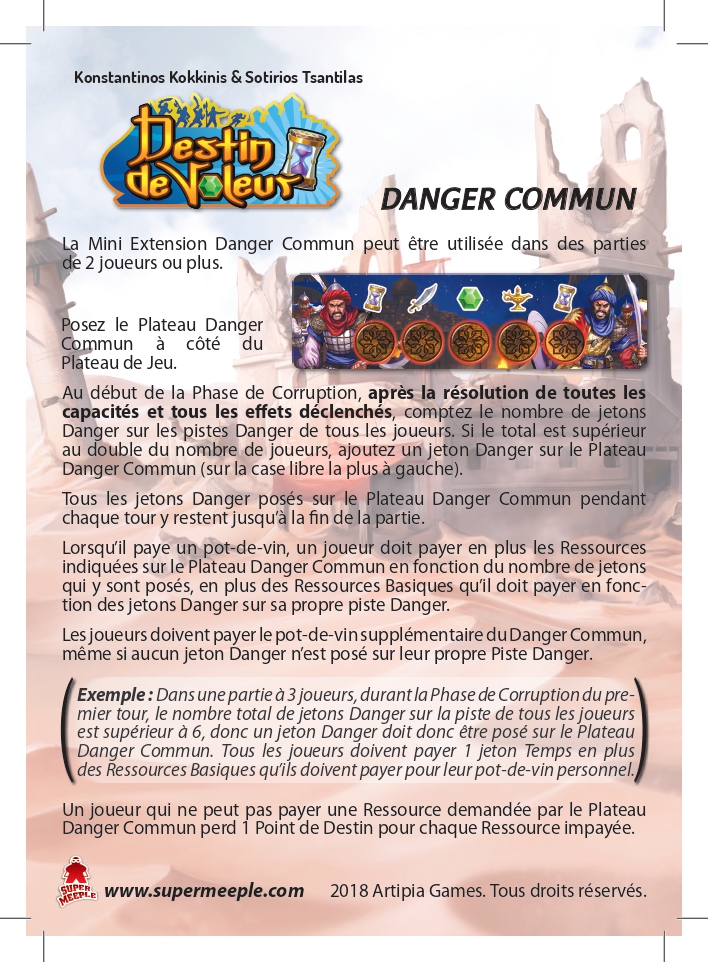 Destin de Voleur - Ext. Danger Commun - FR