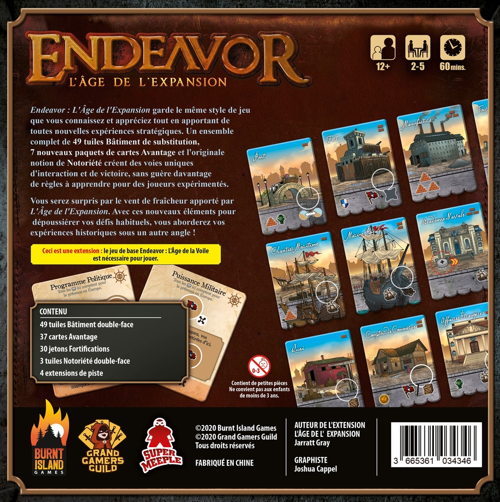 Endeavor - Ext. L'âge de l'Expansion - FR