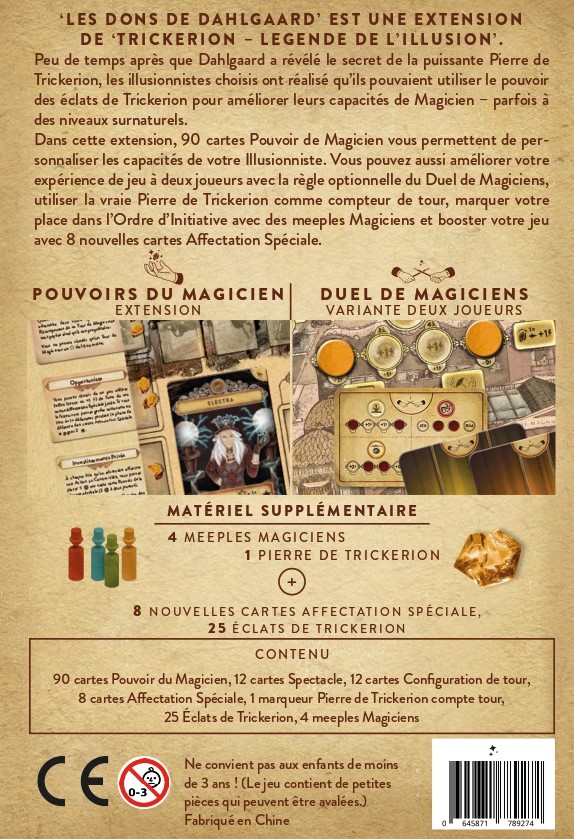 Trickerion - Ext. Dons de Dahlgaard - FR