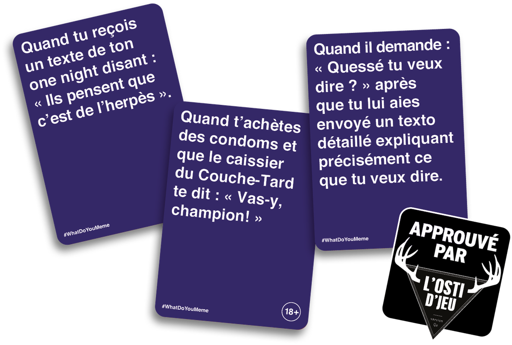 What Do You Meme? - Ext. 18+ Éd. Québécoise CARD - FR