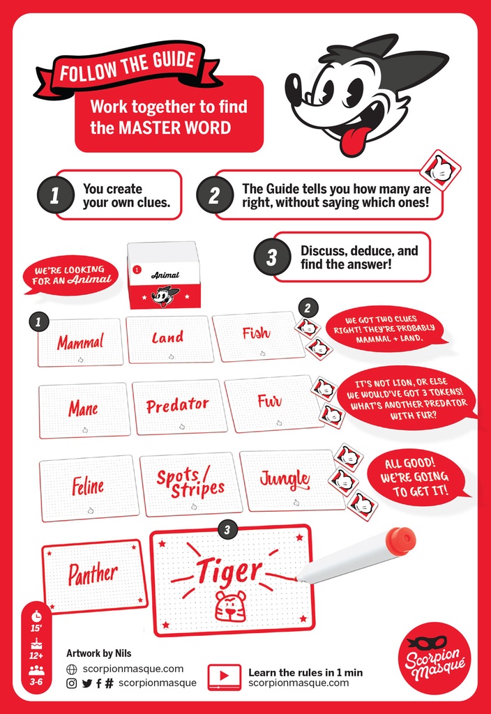 Master word Follow the guide - EN