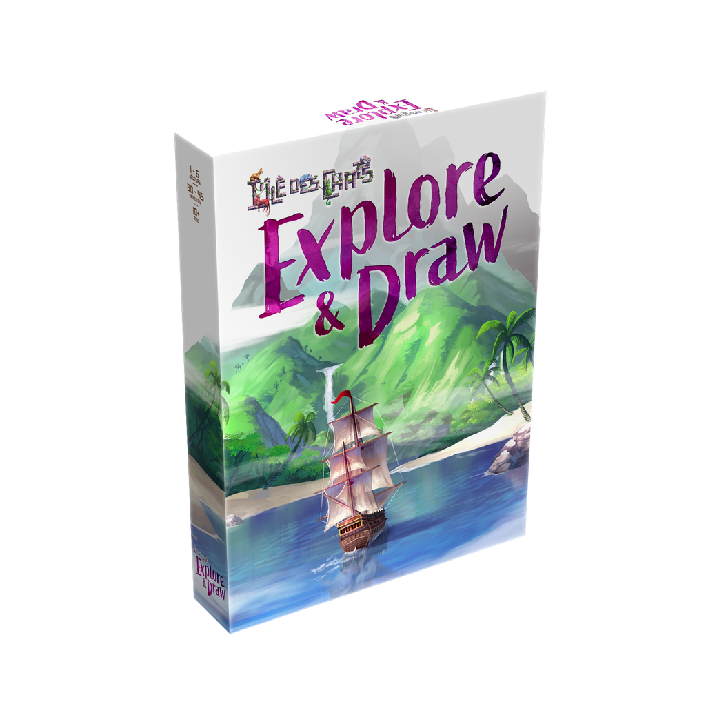 L'île des Chats : Explore &amp; Draw - FR