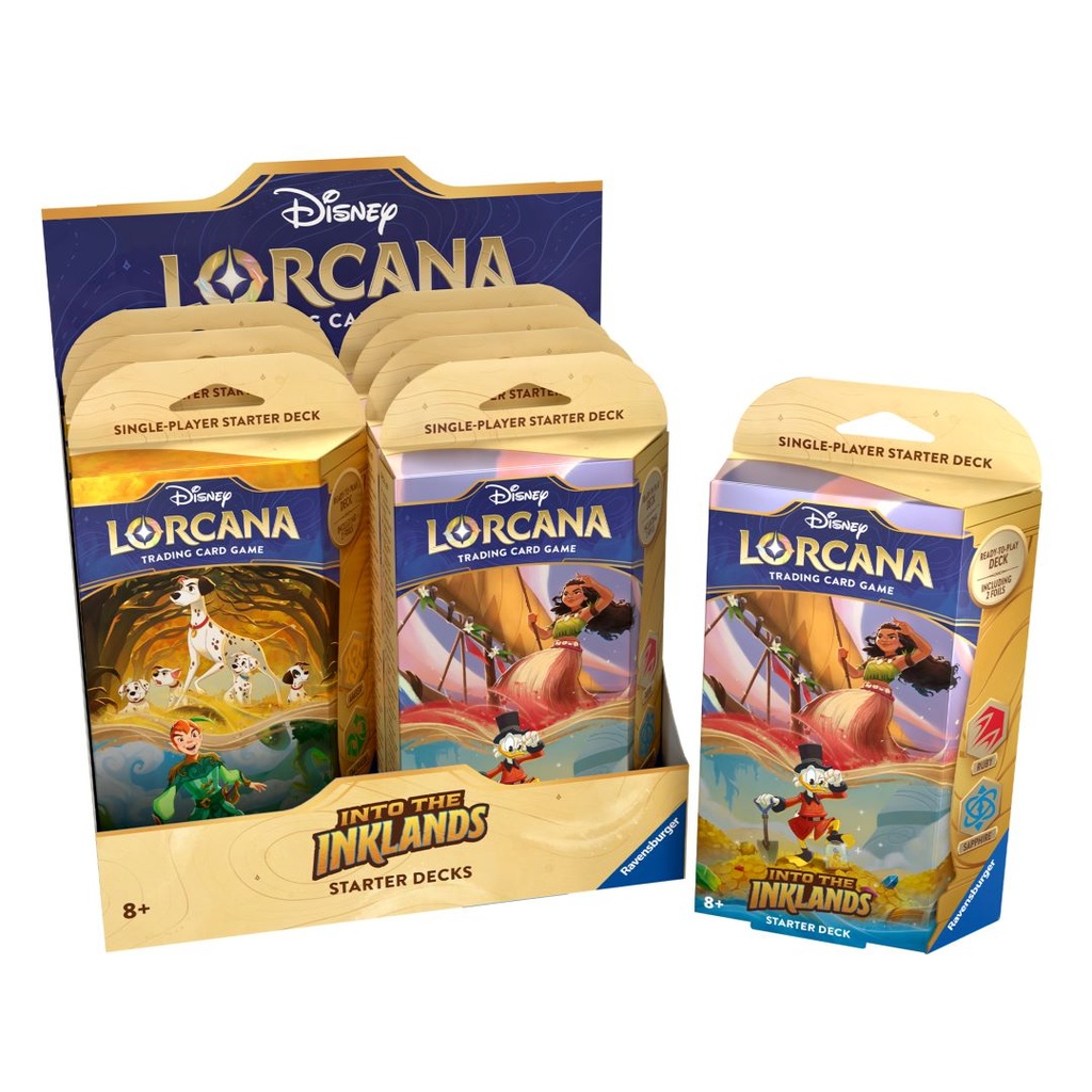 Disney Lorcana : Set 3 - Into the Inklands - Starter Deck display (x8) - EN