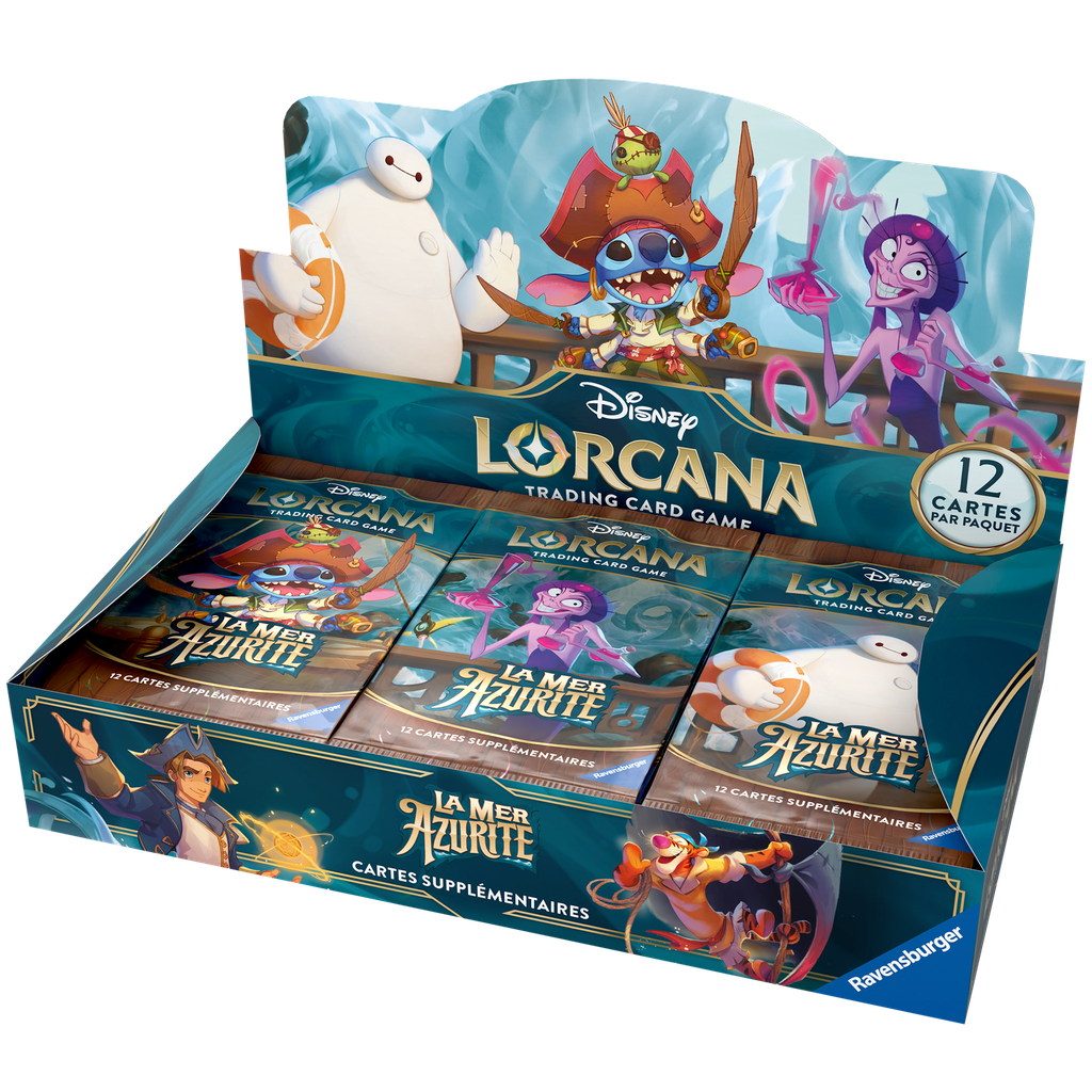 Disney Lorcana : Set 6 - La Mer d'Azurite - Booster Pack - Display (x24) - FR