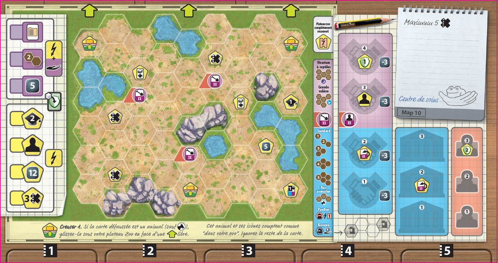 Ark Nova - Zoo Map Pack 1 - FR