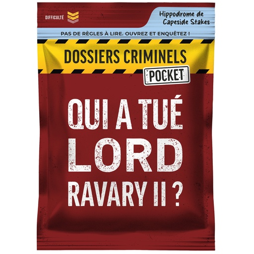 [DCPQLR01FR] Dossiers Criminels Pocket : Qui a Tué Lord Ravary II ? - FR